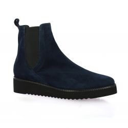 Vidi studio Boots cuir velours marine