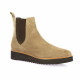 Vidi studio Boots cuir velours camel