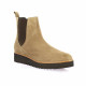 Vidi studio Boots cuir velours camel