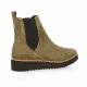 Vidi studio Boots cuir velours taupe