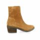 Vidi studio Boots cuir velours cognac