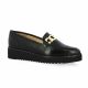 Vidi studio Mocassins cuir serpent noir