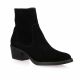 Vidi studio Boots cuir velours noir