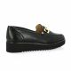 Vidi studio Mocassins cuir serpent noir