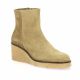 Patricia miller Boots cuir velours taupe