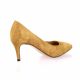 Vidi studio Escarpins cuir velours camel