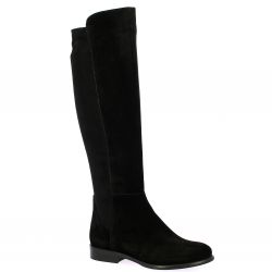 Pao Bottes cuir velours noir