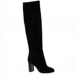 Pao Genouilleres cuir velours noir