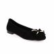 Reqins Ballerines cuir velours noir