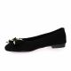 Reqins Ballerines cuir velours noir