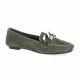 Reqins Mocassins cuir velours anthracite