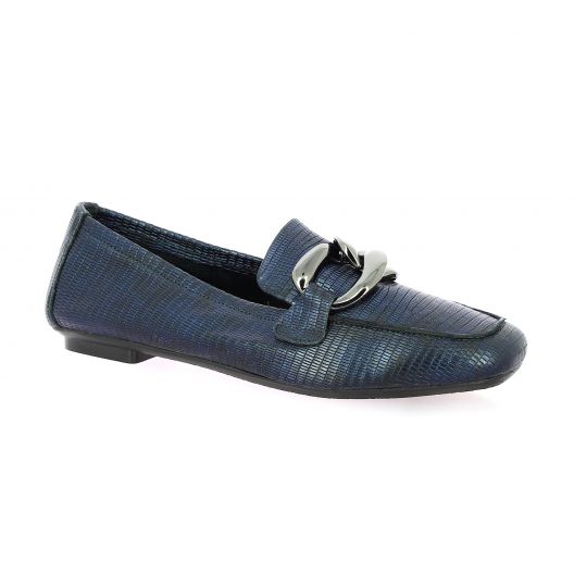 Reqins Mocassins cuir marine