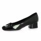 Reqins Ballerines cuir vernis noir