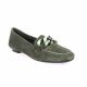 Reqins Mocassins cuir velours anthracite