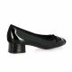 Reqins Ballerines cuir vernis noir