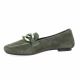 Reqins Mocassins cuir velours anthracite