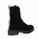 Reqins Boots cuir velours noir