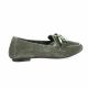 Reqins Mocassins cuir velours anthracite