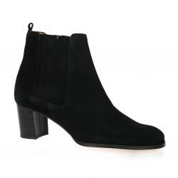 Pao Boots cuir velours noir