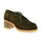 Pao Derby cuir velours kaki