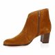 Pao Boots cuir velours cognac