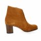 Pao Boots cuir velours cognac