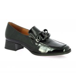 Pao Mocassins cuir vernis noir