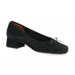 Pao Ballerines cuir velours noir