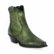 Metisse Boots cuir laminé vert