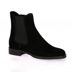 Spaziozero Boots cuir velours noir