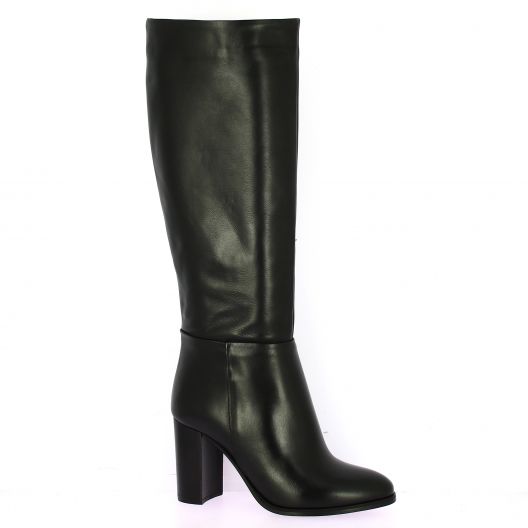 Pao Bottes cuir noir