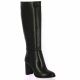 Pao Bottes cuir noir
