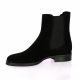 Spaziozero Boots cuir velours noir