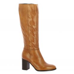 Pao Bottes cuir cognac