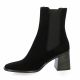 Pao Boots cuir velours noir