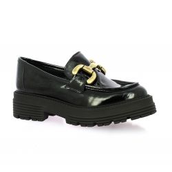 We do Mocassins cuir vernis noir