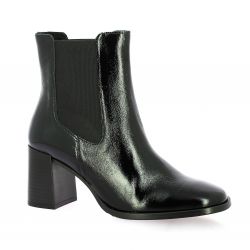 We do Boots cuir vernis noir