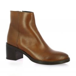 Pao Boots cuir cognac