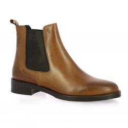 Gianni crasto Boots cuir cognac