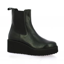 Pao Boots cuir noir