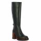 Pao Bottes cuir noir