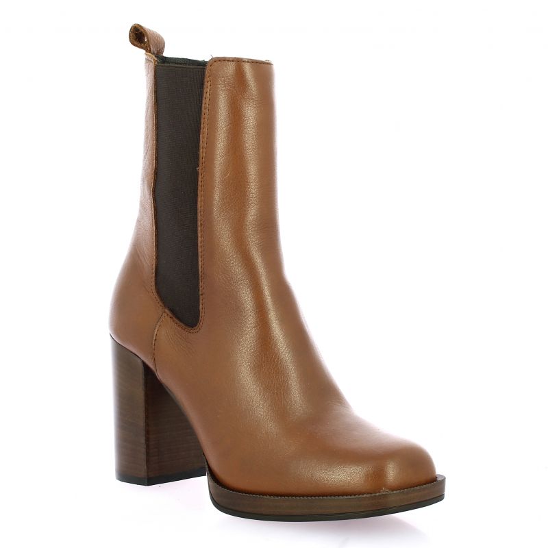 Pao chaussures boots cuir cognac Solana 5 a23