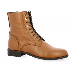 Pao Boots cuir cognac