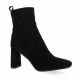 Pao Boots cuir velours noir