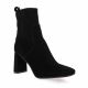 Pao Boots cuir velours noir