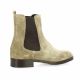 Spaziozero Boots cuir velours taupe