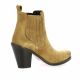 Spaziozero Boots cuir velours cognac