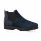 Reqins Boots cuir velours marine