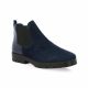 Reqins Boots cuir velours marine