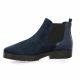 Reqins Boots cuir velours marine